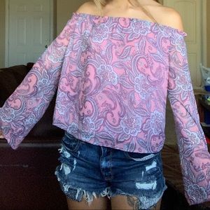 off shoulder blouse